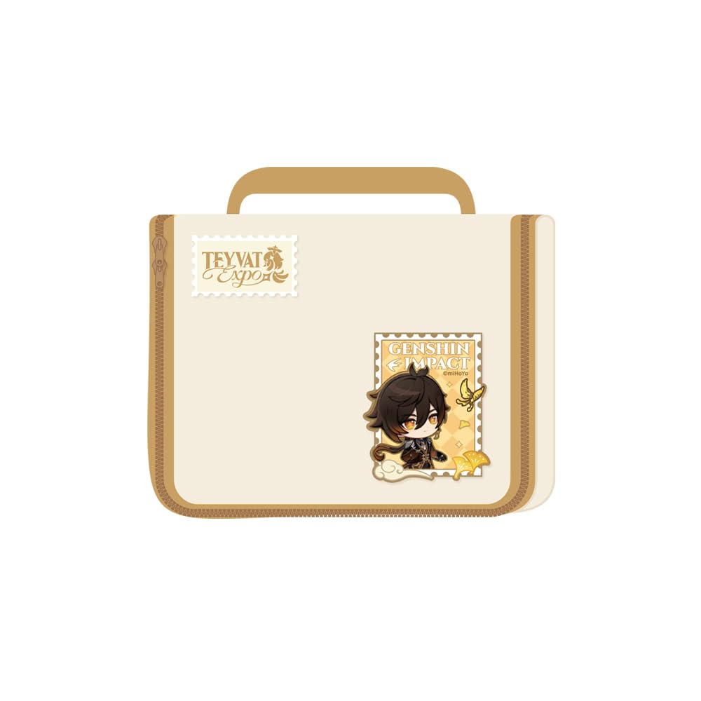 HOYOVERSE GENSHIN IMPACT Teyvat Expo Travel Toiletries Bag & Velcro Patch