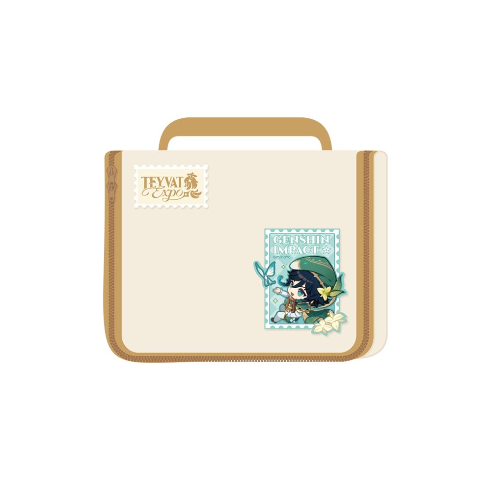 HOYOVERSE GENSHIN IMPACT Teyvat Expo Travel Toiletries Bag & Velcro Patch