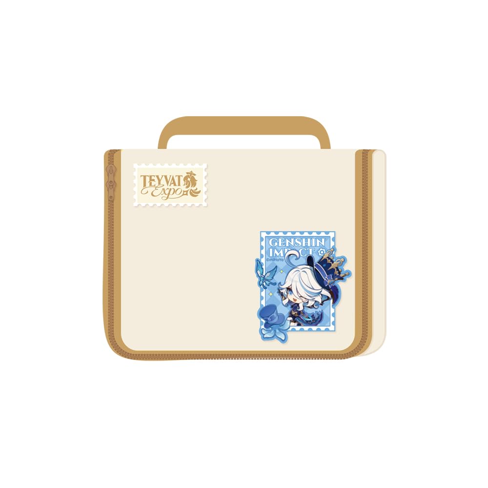 HOYOVERSE GENSHIN IMPACT Teyvat Expo Travel Toiletries Bag & Velcro Patch