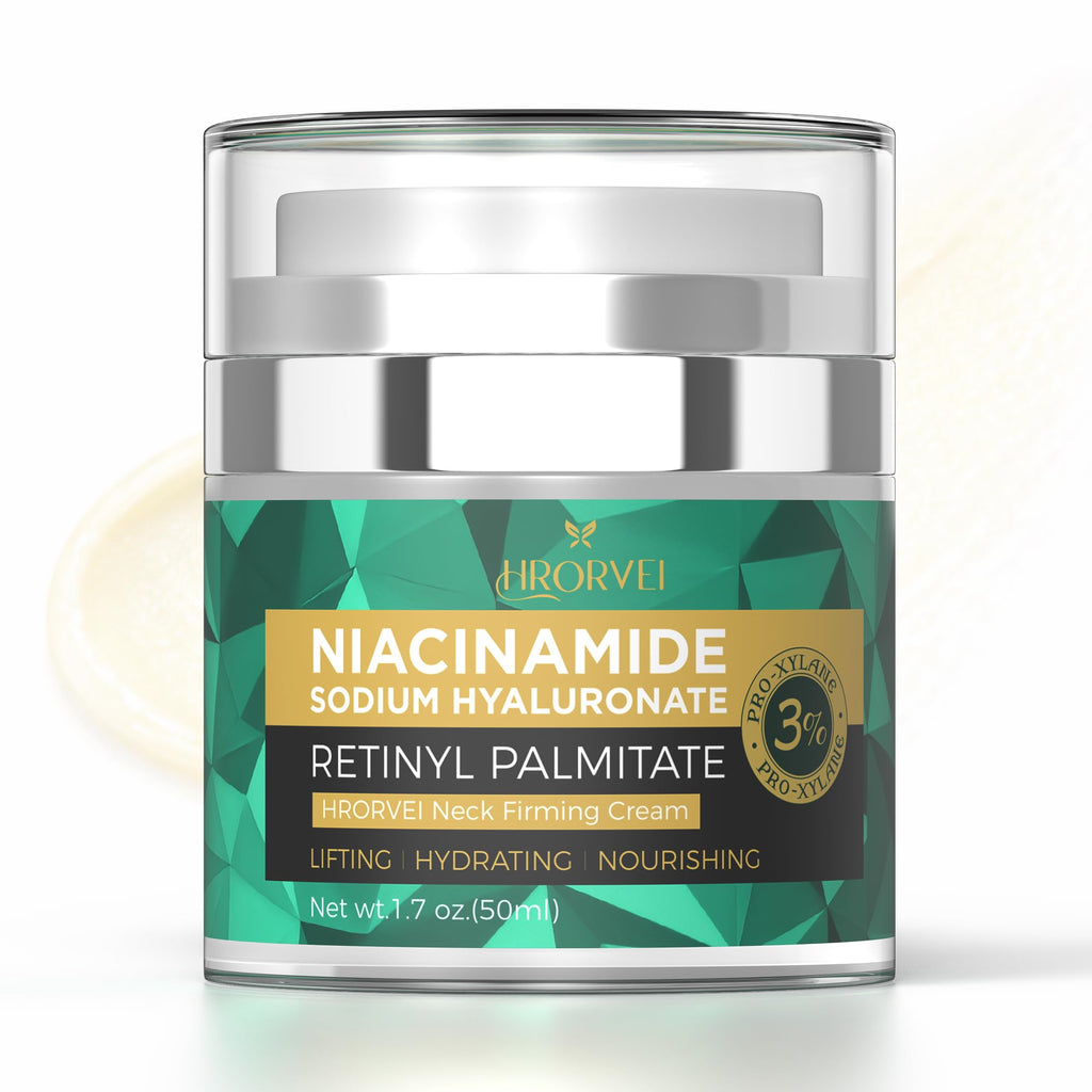 Hrorvei Neck Cream: Retinol, Collagen & Hyaluronic Acid Overnight Firming