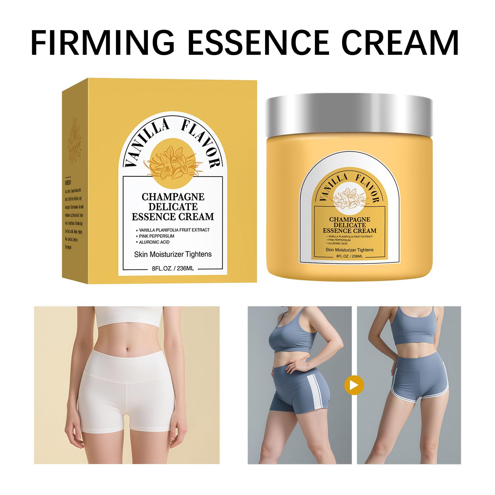 HTBGAA Champagne Lift Firming Body Crème – Pink Pepperslim, Vanilla