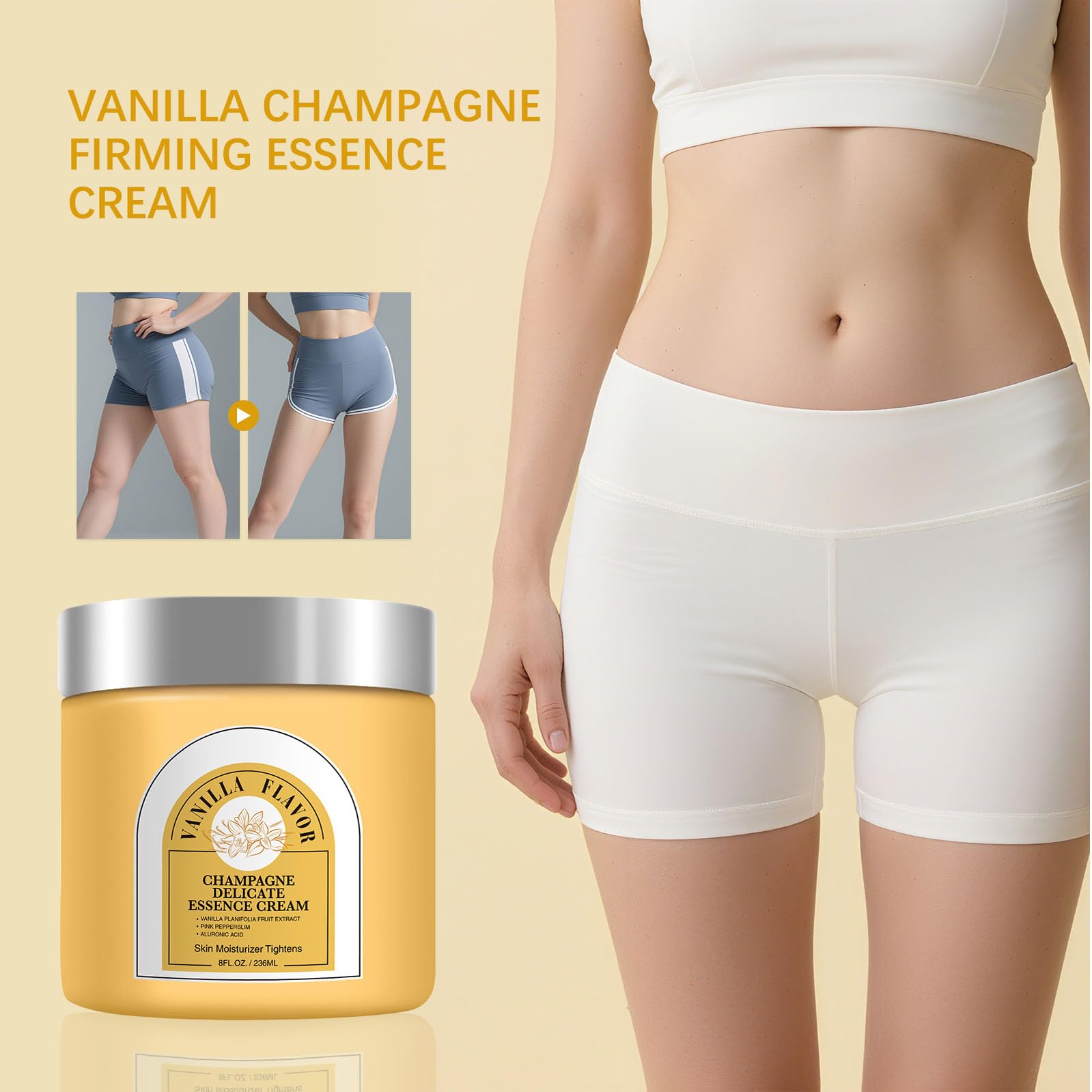 HTBGAA Champagne Lift Firming Body Crème – Pink Pepperslim, Vanilla