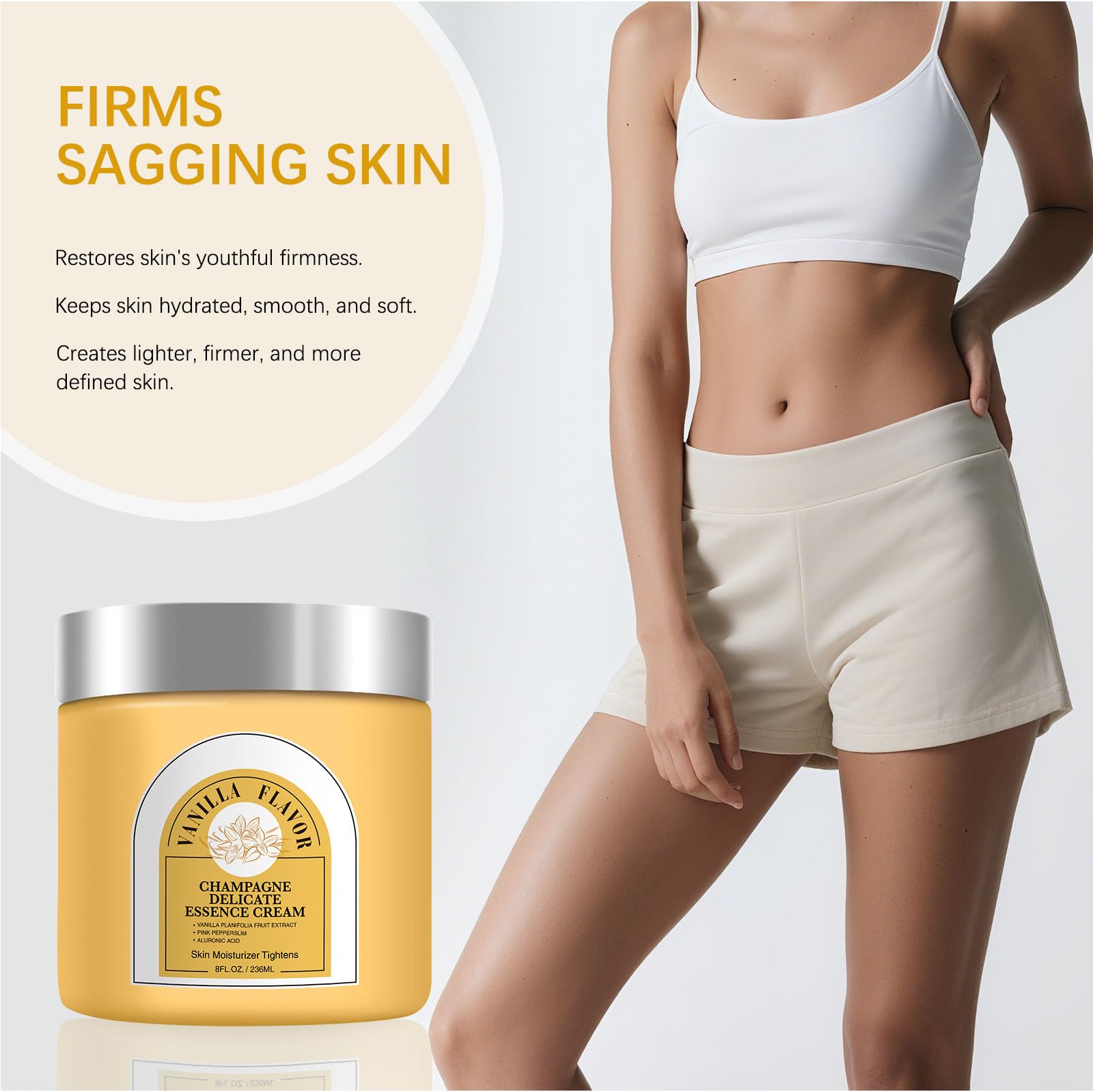 HTBGAA Champagne Lift Firming Body Crème – Pink Pepperslim, Vanilla