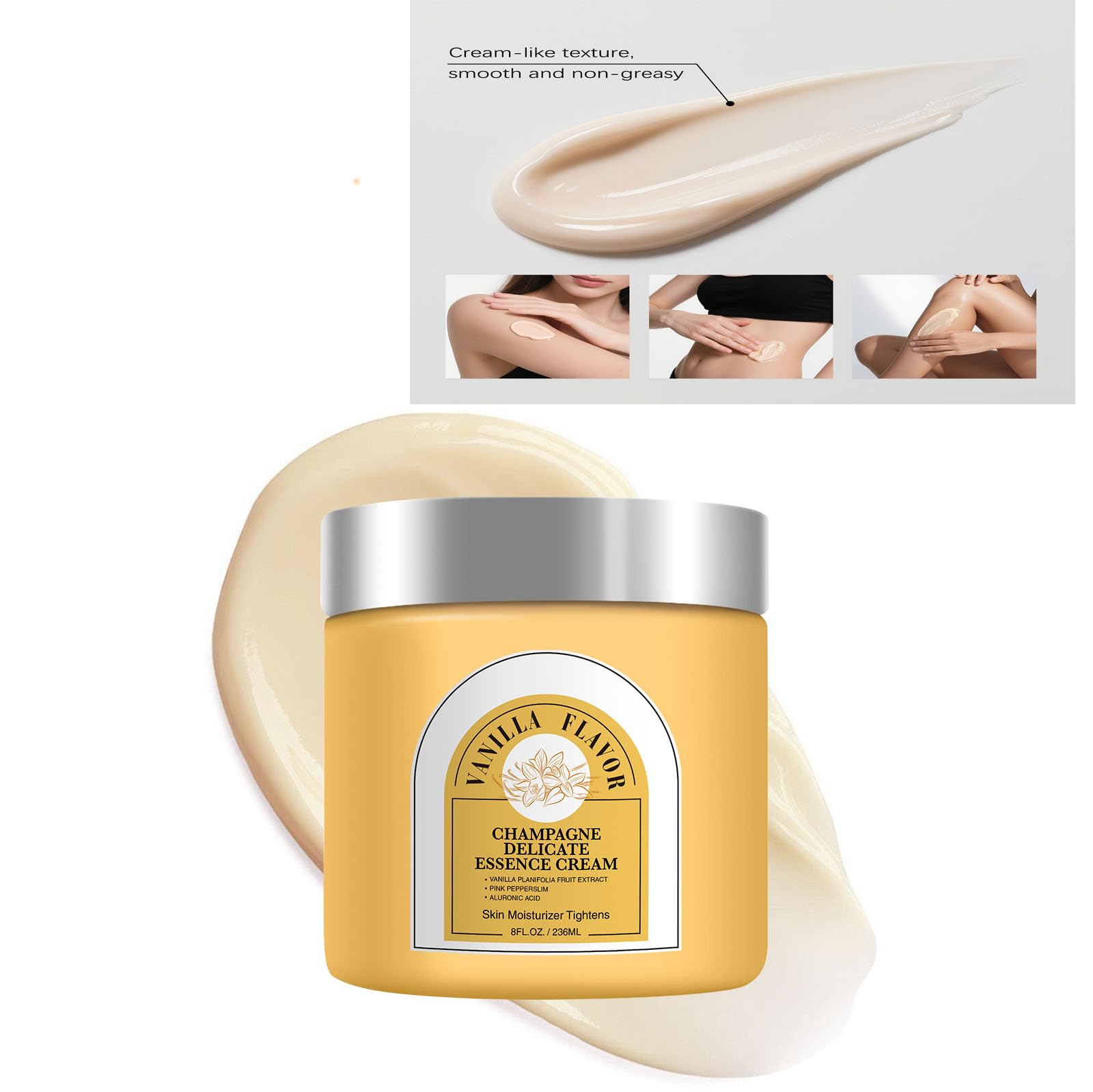 HTBGAA Champagne Lift Firming Body Crème – Pink Pepperslim, Vanilla