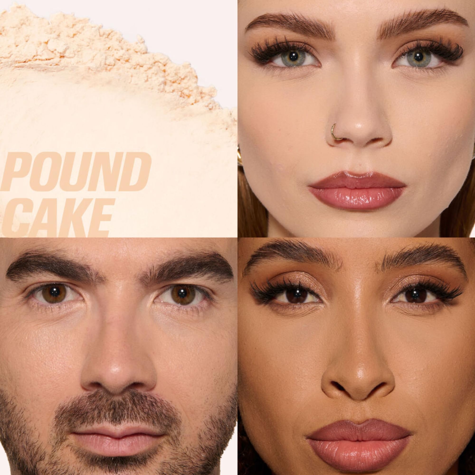 Huda Beauty Baby Bake Mini Loose Setting Powder – Pound Cake, 6g (Fair to Tan Skin Tones)