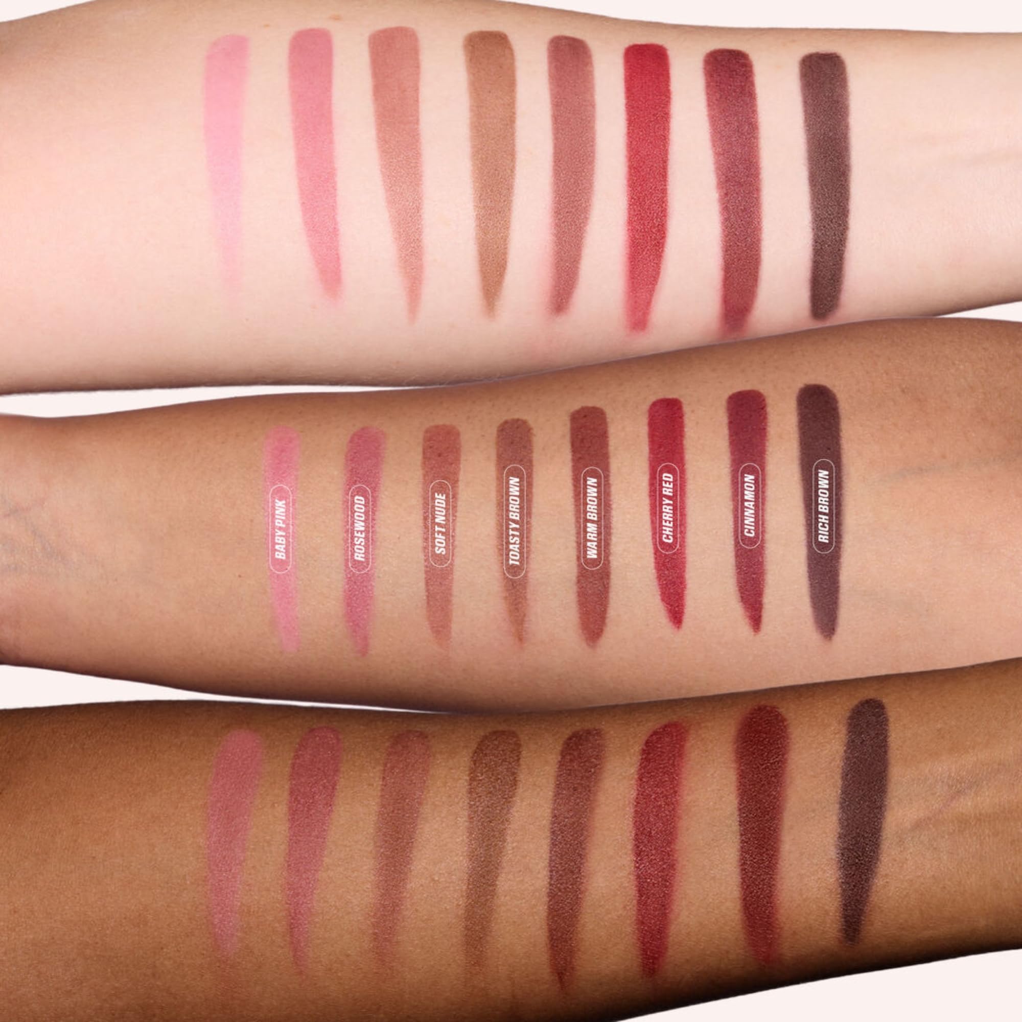 Huda Lip Contour Stain Lip Tint - Warm Brown | 12H Smudge-Proof Lip Color