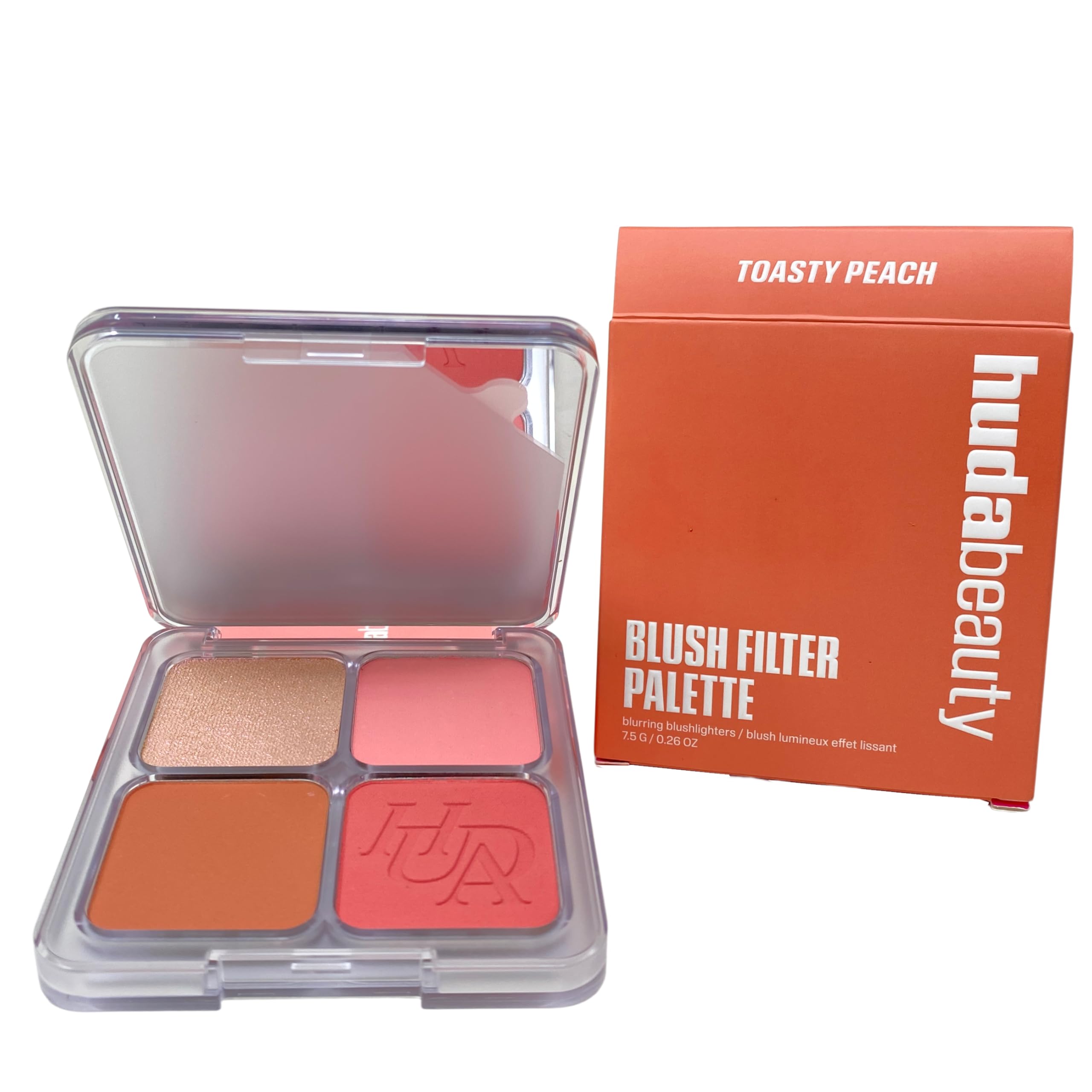 Huda Beauty Blush Filter Blurring Blushlighters Palette Toasty Peach (Limited Edition)