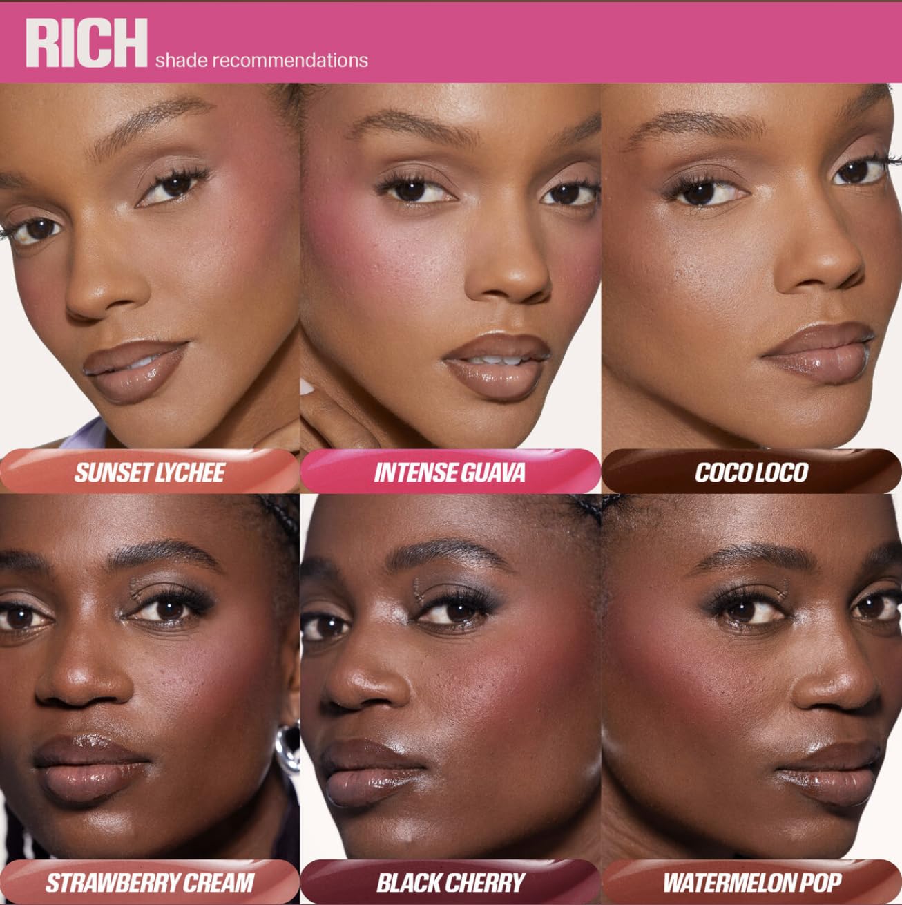 HUDABEAUTY Huda Blush Filter Liquid Blush Intense Guava – Buildable Pink Glow