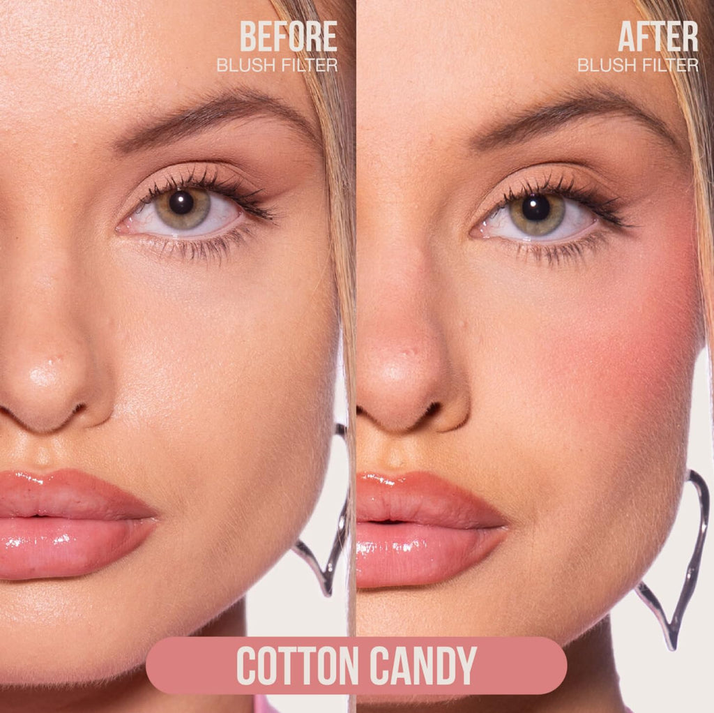 HUDABEAUTY Mini Baby Blush Duo Cotton Candy & Peach Sorbet — 2x2ml, Travel-Friendly, Vegan & Cruelty-Free