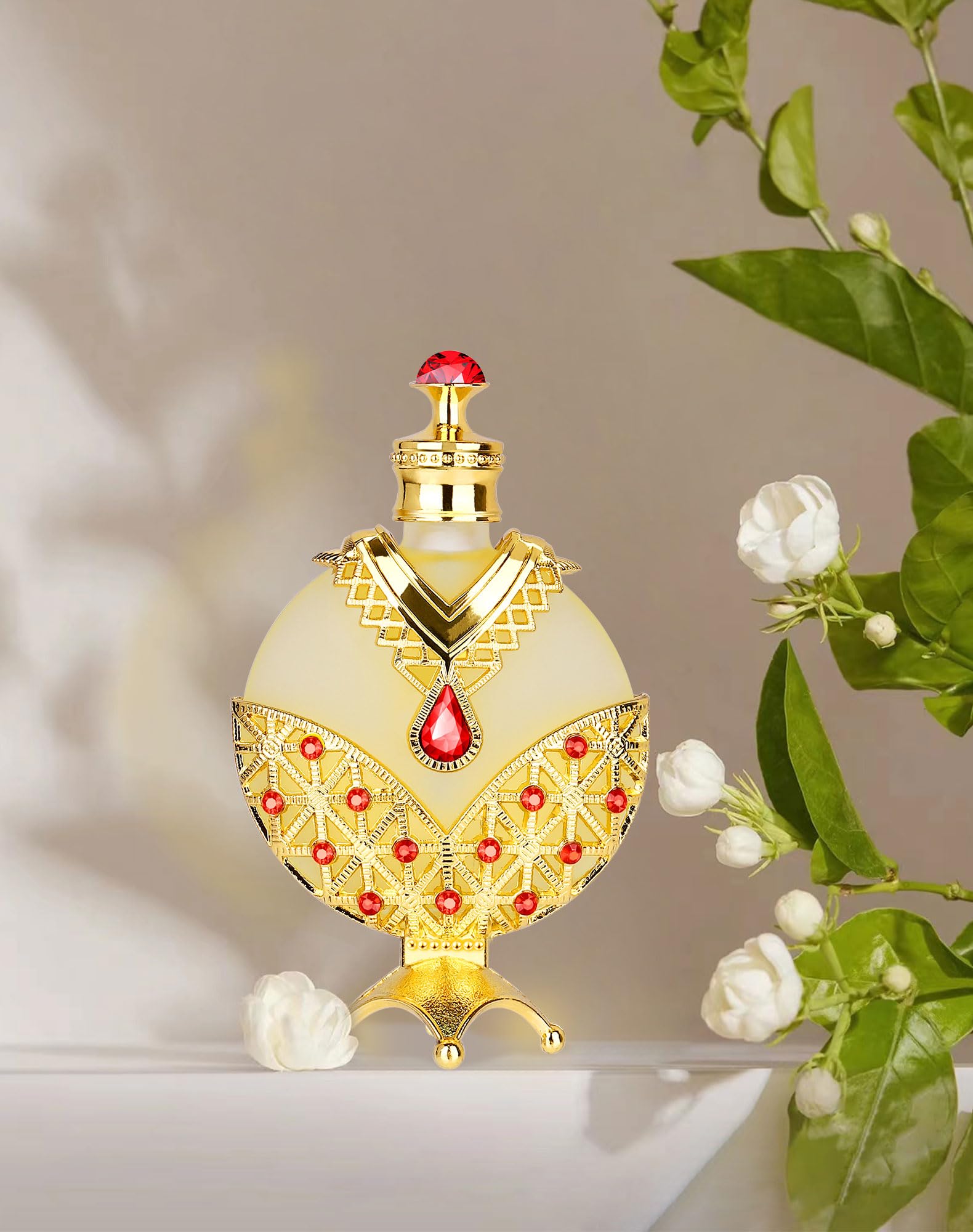 Huibao Gold Arabian Concentrated Perfume Oil for Women - Long-Lasting Arabic Perfume (12ml)
