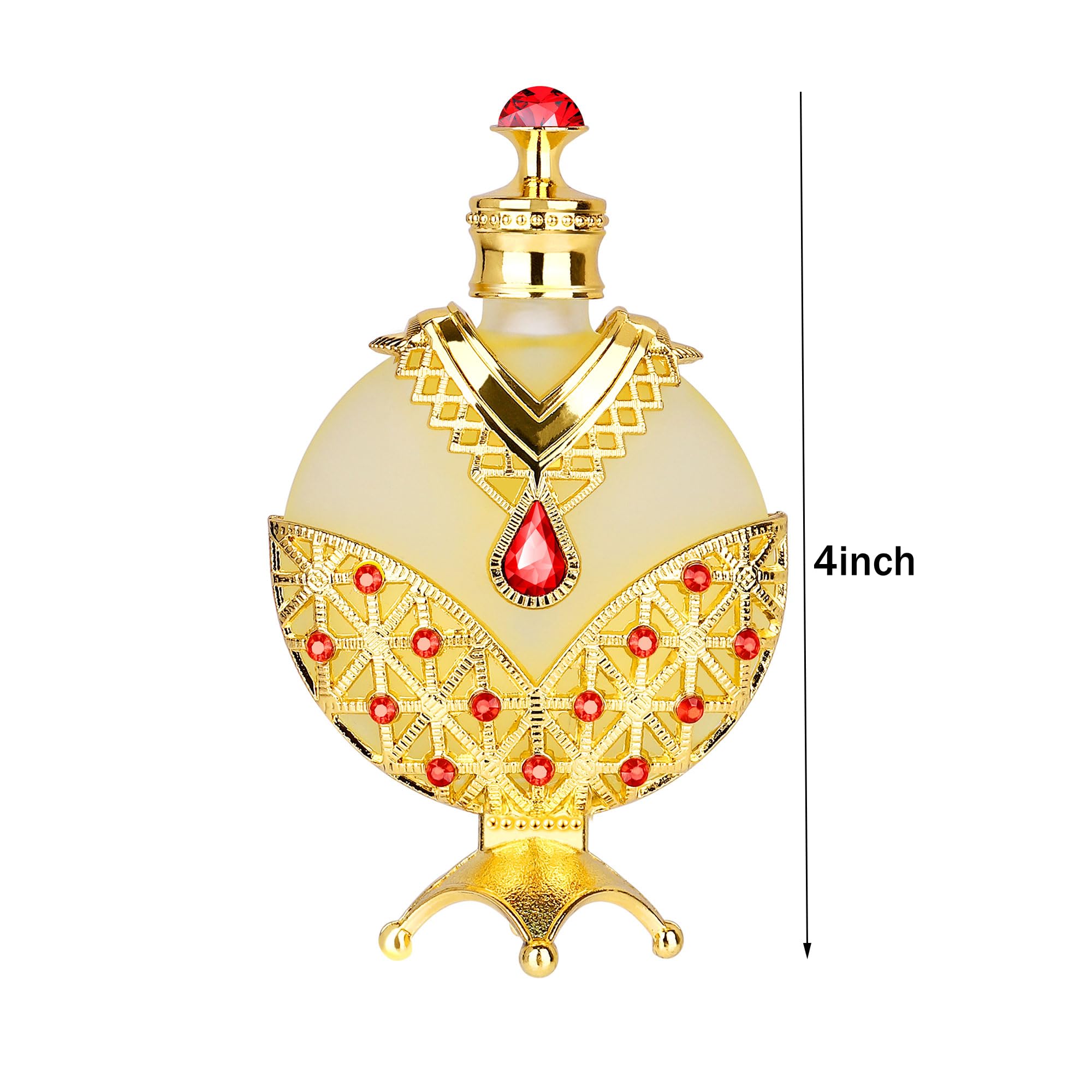 Huibao Gold Arabian Concentrated Perfume Oil for Women - Long-Lasting Arabic Perfume (12ml)