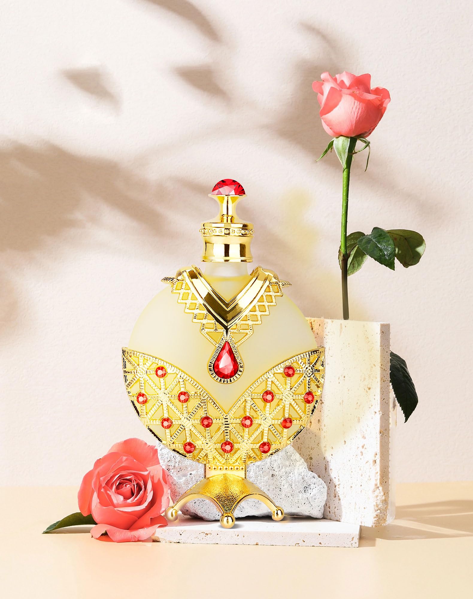 Huibao Gold Arabian Concentrated Perfume Oil for Women - Long-Lasting Arabic Perfume (12ml)