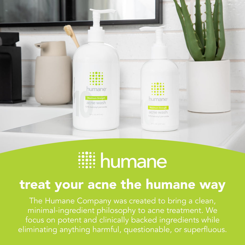 Humane Clarifying Toner Pads — 2% BHA Exfoliating Pads for Clearer Pores (60 Count)