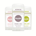 Humble Brands Aluminum-Free Deodorant – Vegan, Cruelty-Free, Sensitive Skin Formula – Patchouli Copal, Bergamot Ginger, Moroccan Rose – 2.5 oz x3