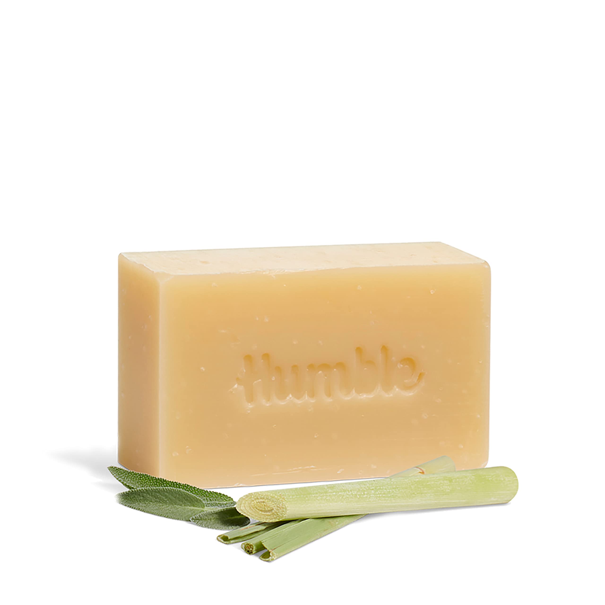 Humble Brands Handcrafted Lemongrass & Sage Soap Bars – Organic Cold Processed, 3 Pack