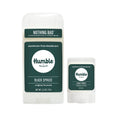 HUMBLE BRANDS Original Formula Aluminum-Free Deodorant — Long-Lasting Odor Control, Black Spruce | Full & Travel Pack