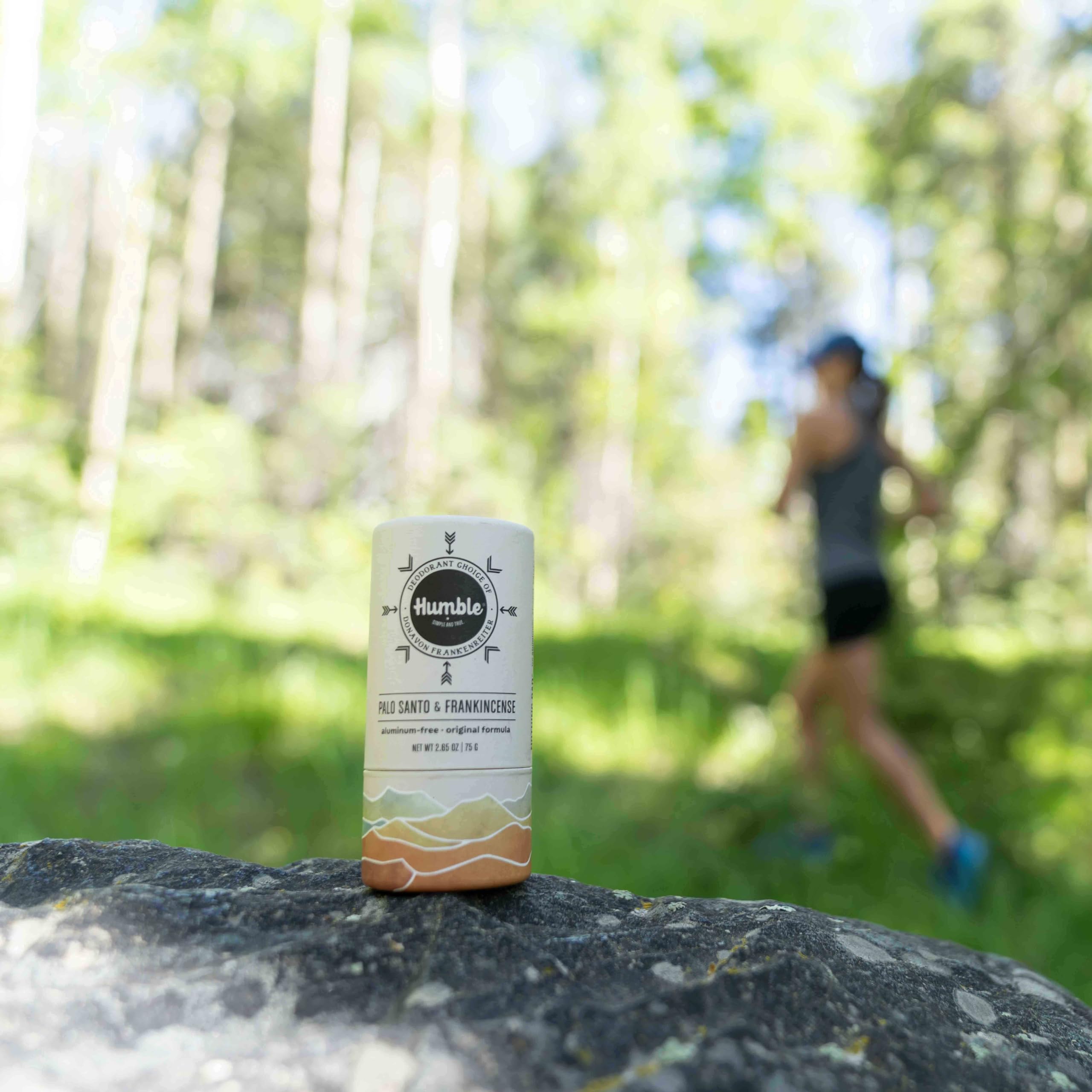 Humble Brands Original Formula Aluminum-Free Deodorant | Plastic-Free Packaging, Palo Santo & Frankincense