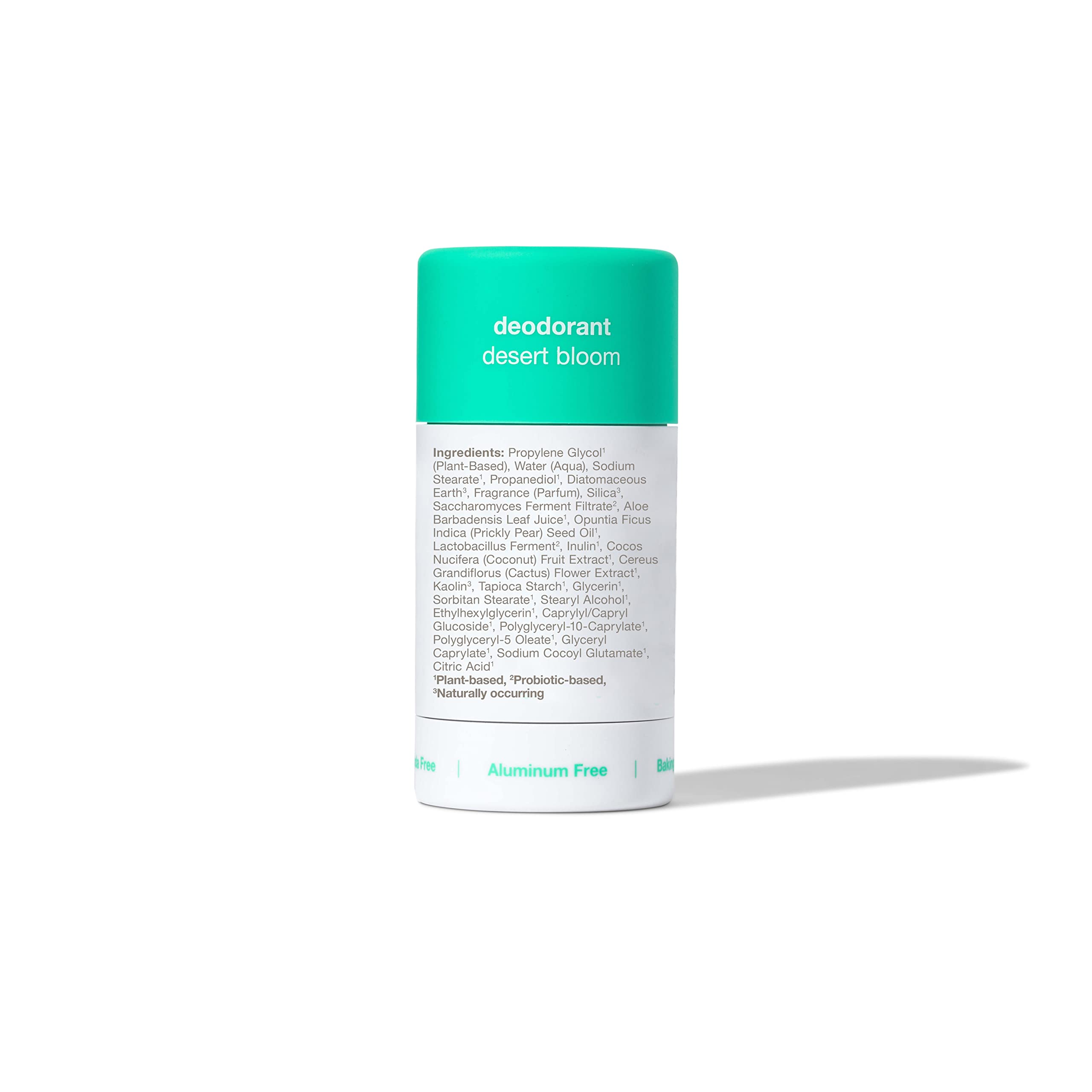 Hume Supernatural Aluminum Free Deodorant – Probiotic & Plant-Based (Desert Bloom, After Rain, Wild Coral)