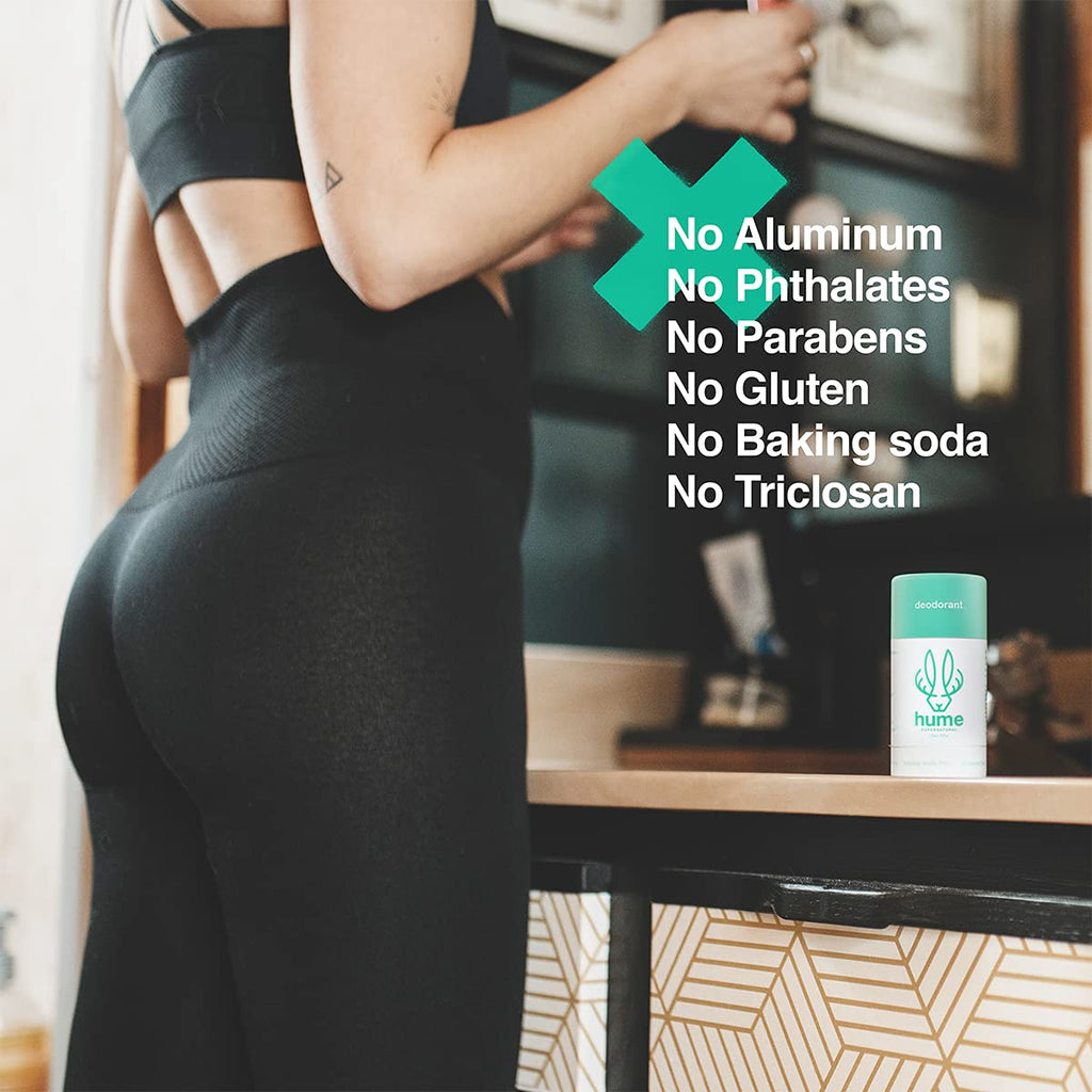 Hume Supernatural Aluminum Free Deodorant – Probiotic & Plant-Based (Desert Bloom, After Rain, Wild Coral)