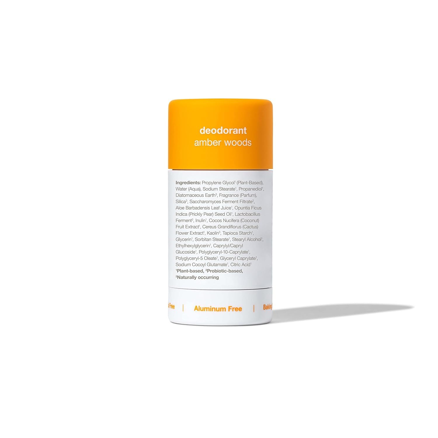 Hume Supernatural Aluminum Free Deodorant – Amber Woods, Probiotic & Plant-Based (1-Pack)