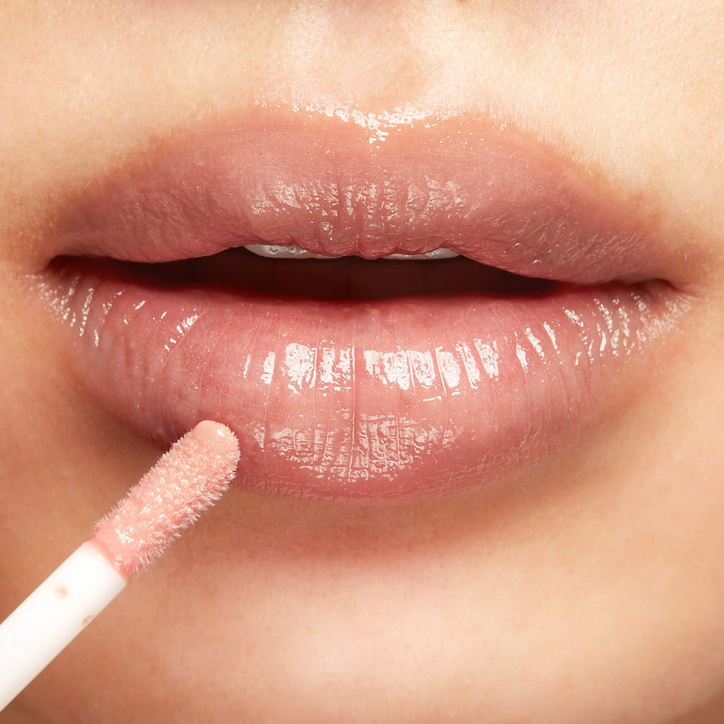 100% PURE Lip Gloss Naked — Fruit Pigmented, Warm Peachy Nude, High Shine