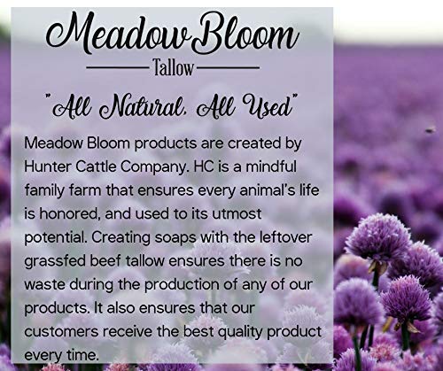 Hunter Cattle Co. Meadow Bloom Tallow Bar Soap – Honey & Lemon 2 Pack