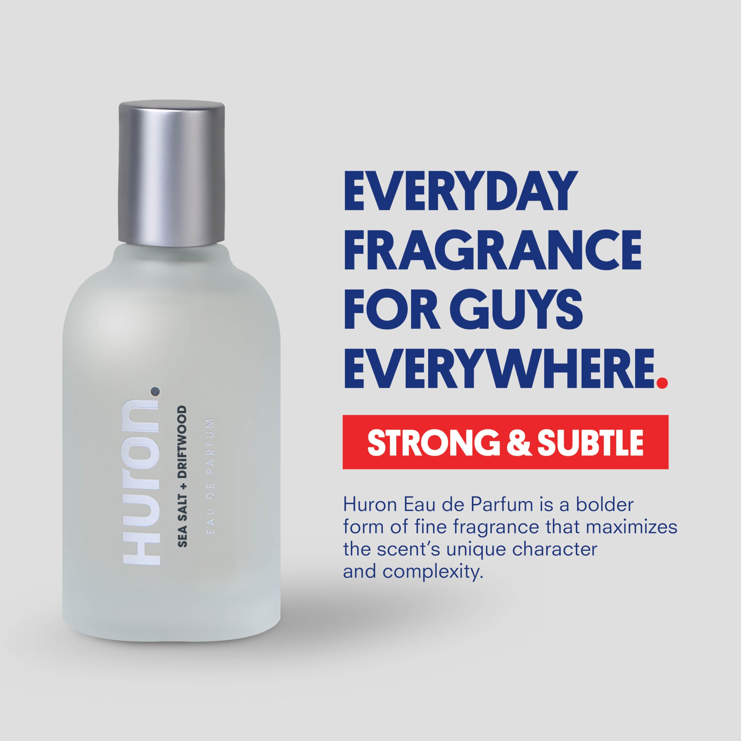 Huron Men’s Cologne – Eau de Parfum with Mandarin, Cardamom & Ocean Air