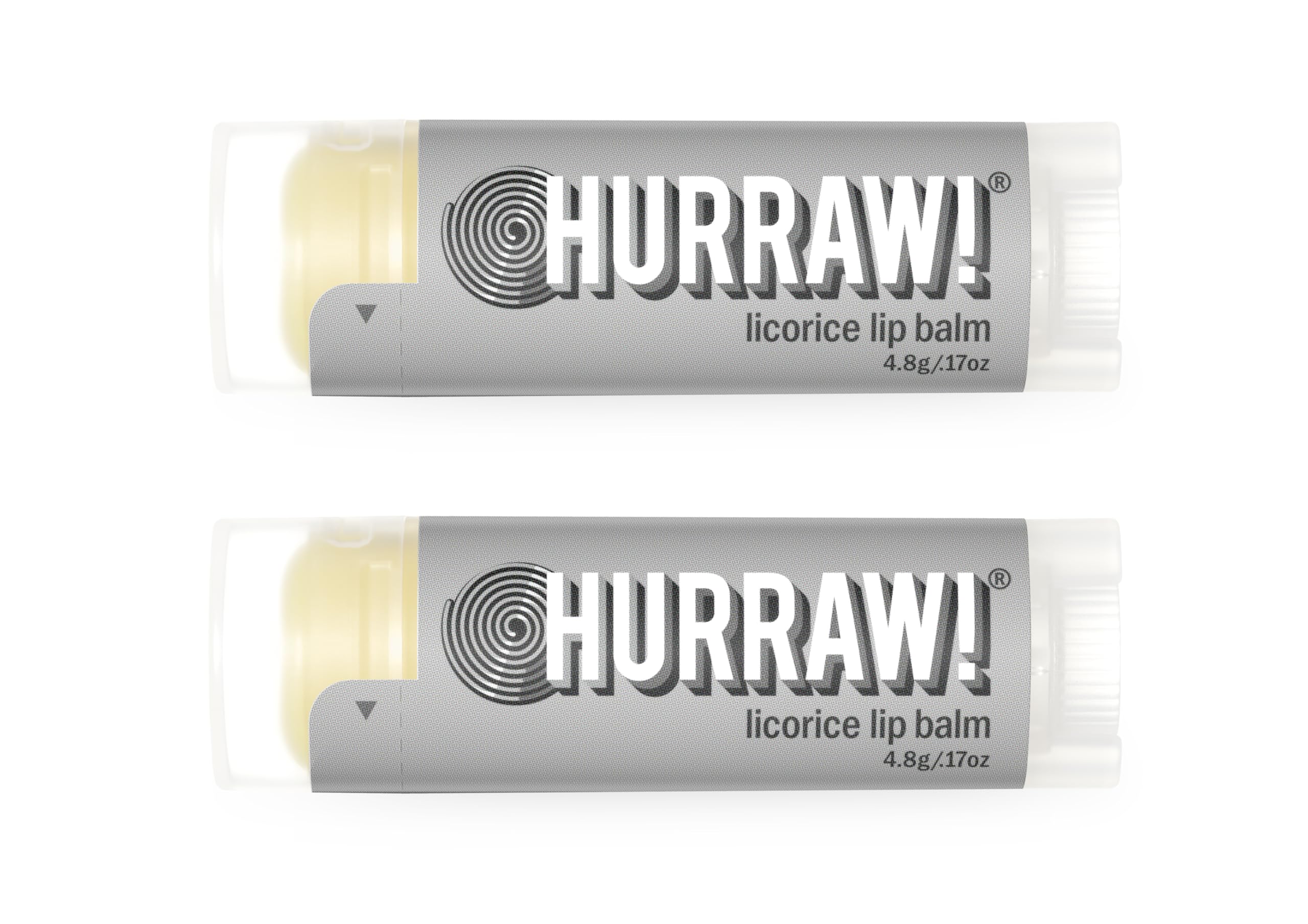 Hurraw! Licorice Lip Balm 2 Pack | Organic, Vegan, Cruelty-Free & Gluten Free | Made in USA