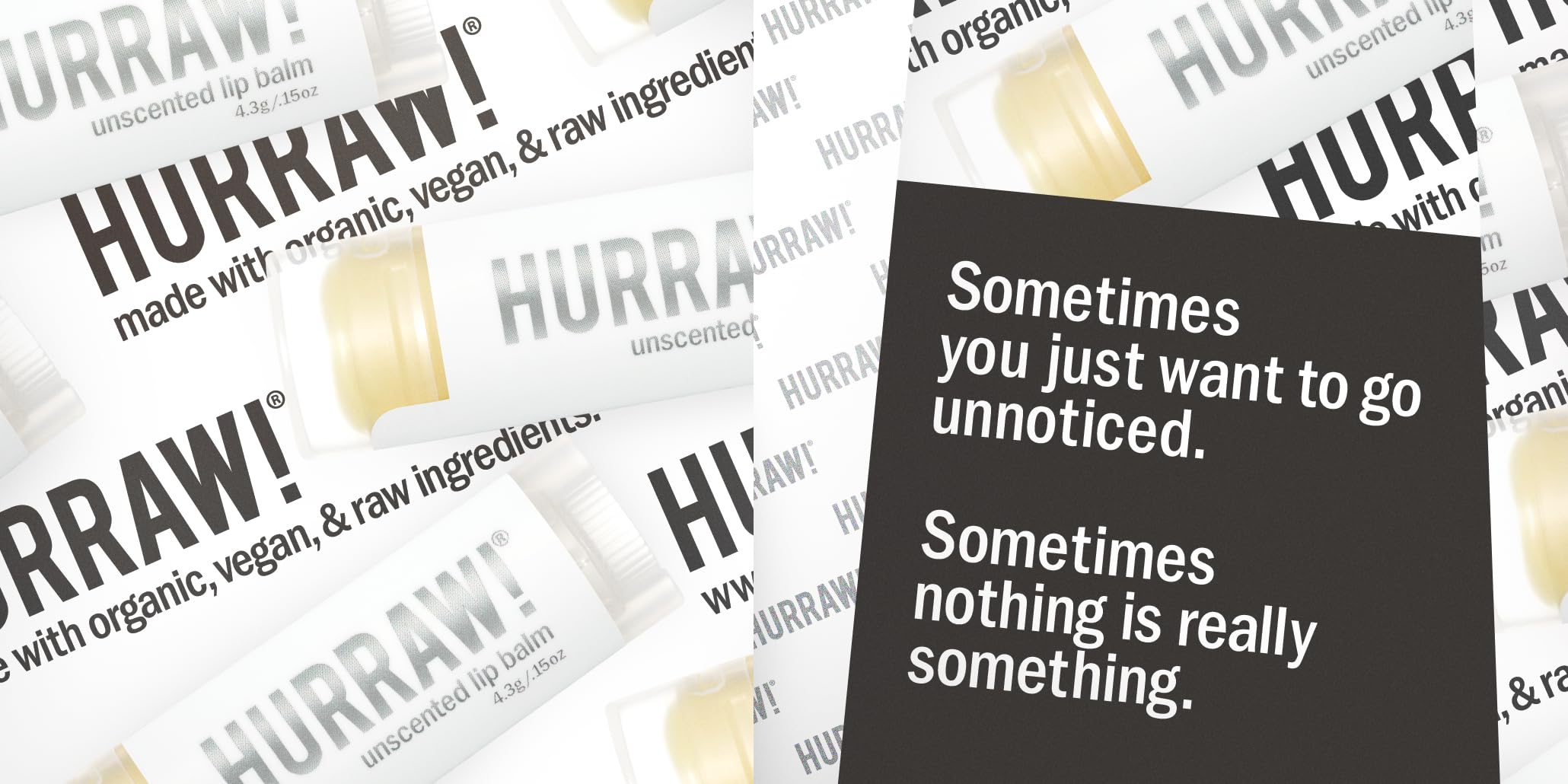 Hurraw! Unscented Lip Balm 3 Pack – Organic, Vegan, Cruelty-Free, Gluten Free | Made in USA