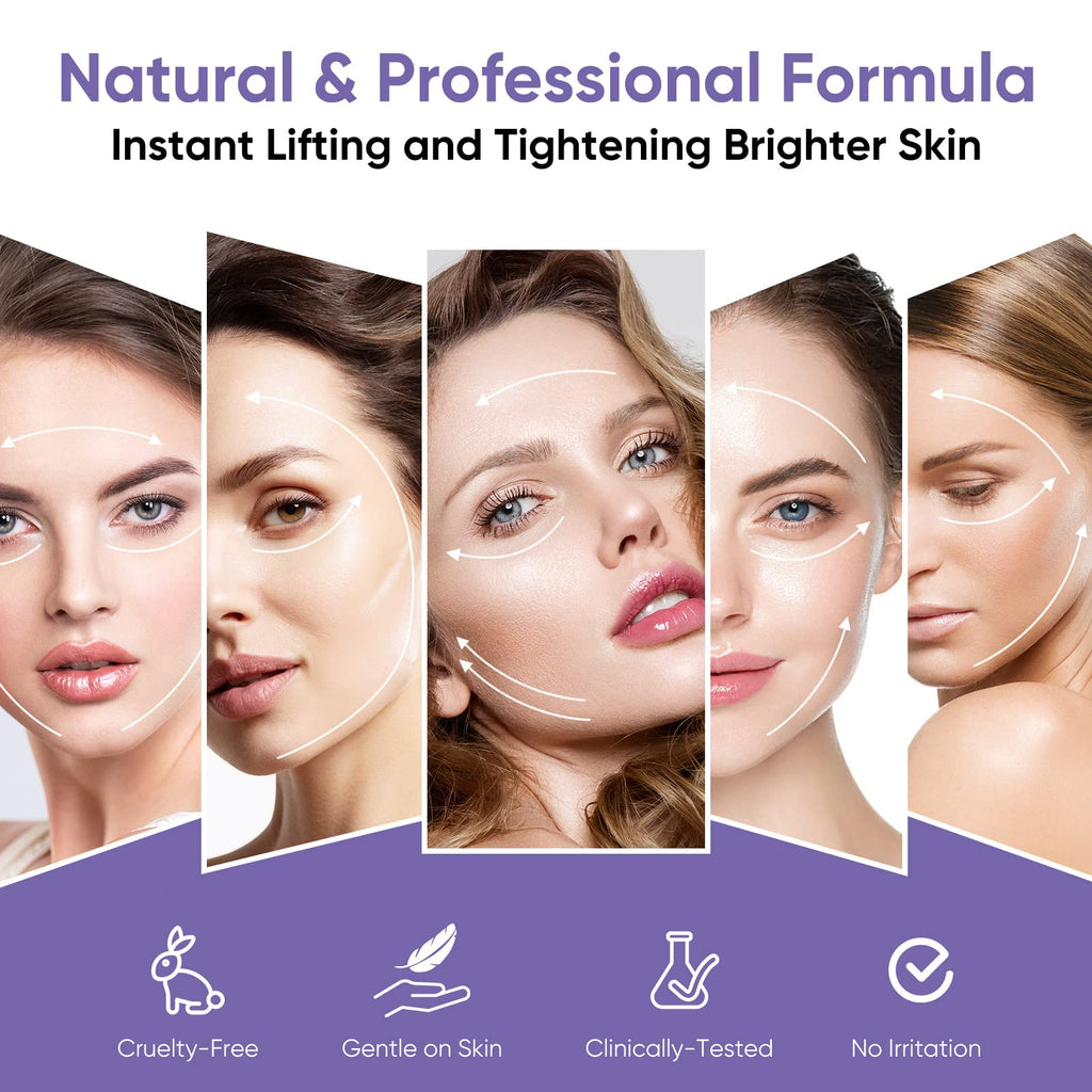 HWGIZP Instant Face Lift Cream | Quick Moisturizer for Firmer, Youthful-Looking Skin