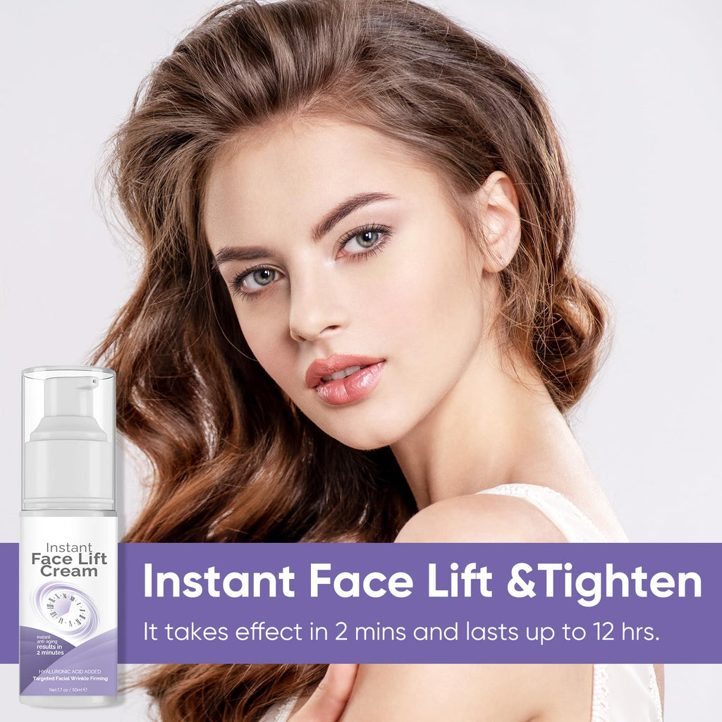 HWGIZP Instant Face Lift Cream | Quick Moisturizer for Firmer, Youthful-Looking Skin