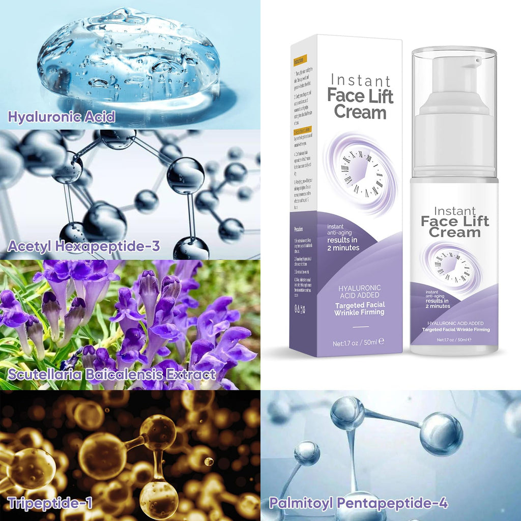 HWGIZP Instant Face Lift Cream | Quick Moisturizer for Firmer, Youthful-Looking Skin