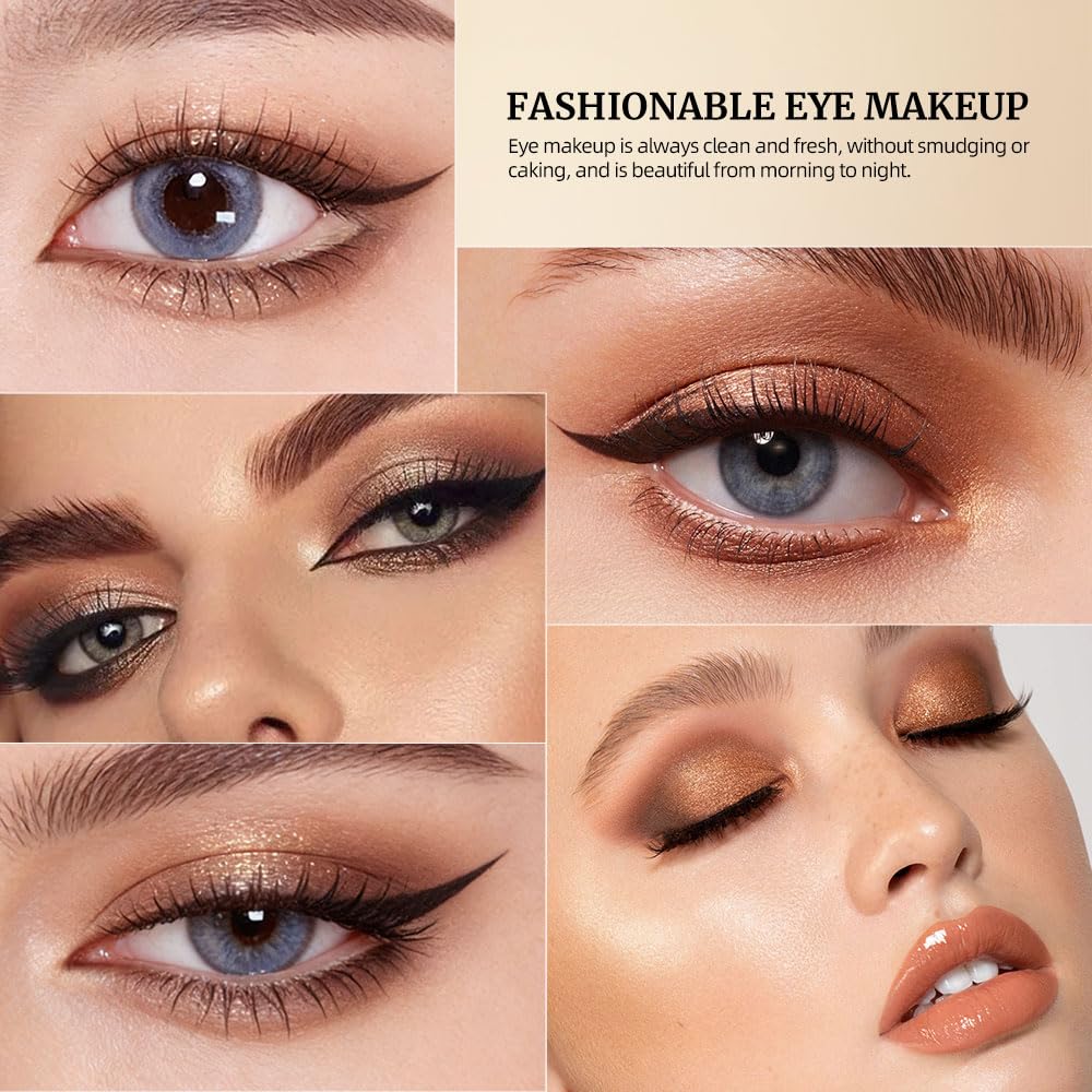 Hxssll Neutral Nude Brown Eyeshadow Palette – 6 Matte & Shimmer Shades for Everyday and Soft Glam