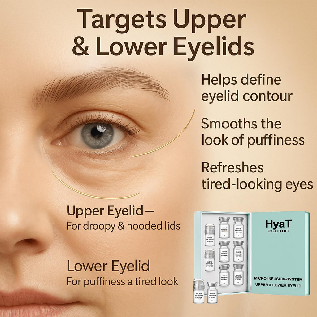 HYAT Eyelid Lift Serum – Upper & Lower Lid Care with Retinol & Hyaluronic Acid (Medium)