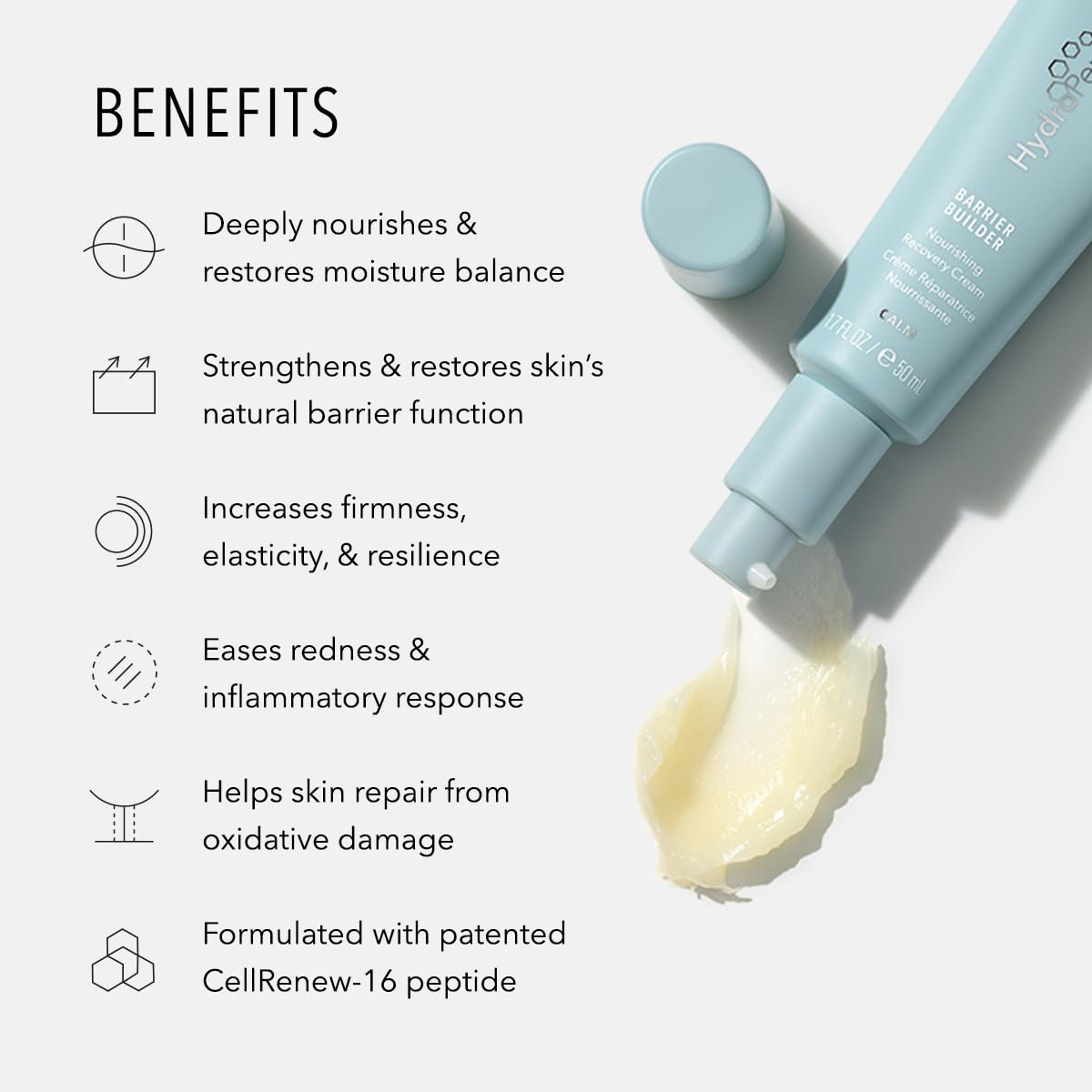 HydroPeptide Barrier Builder – Reparative Nourishing Face Cream 1.7 oz
