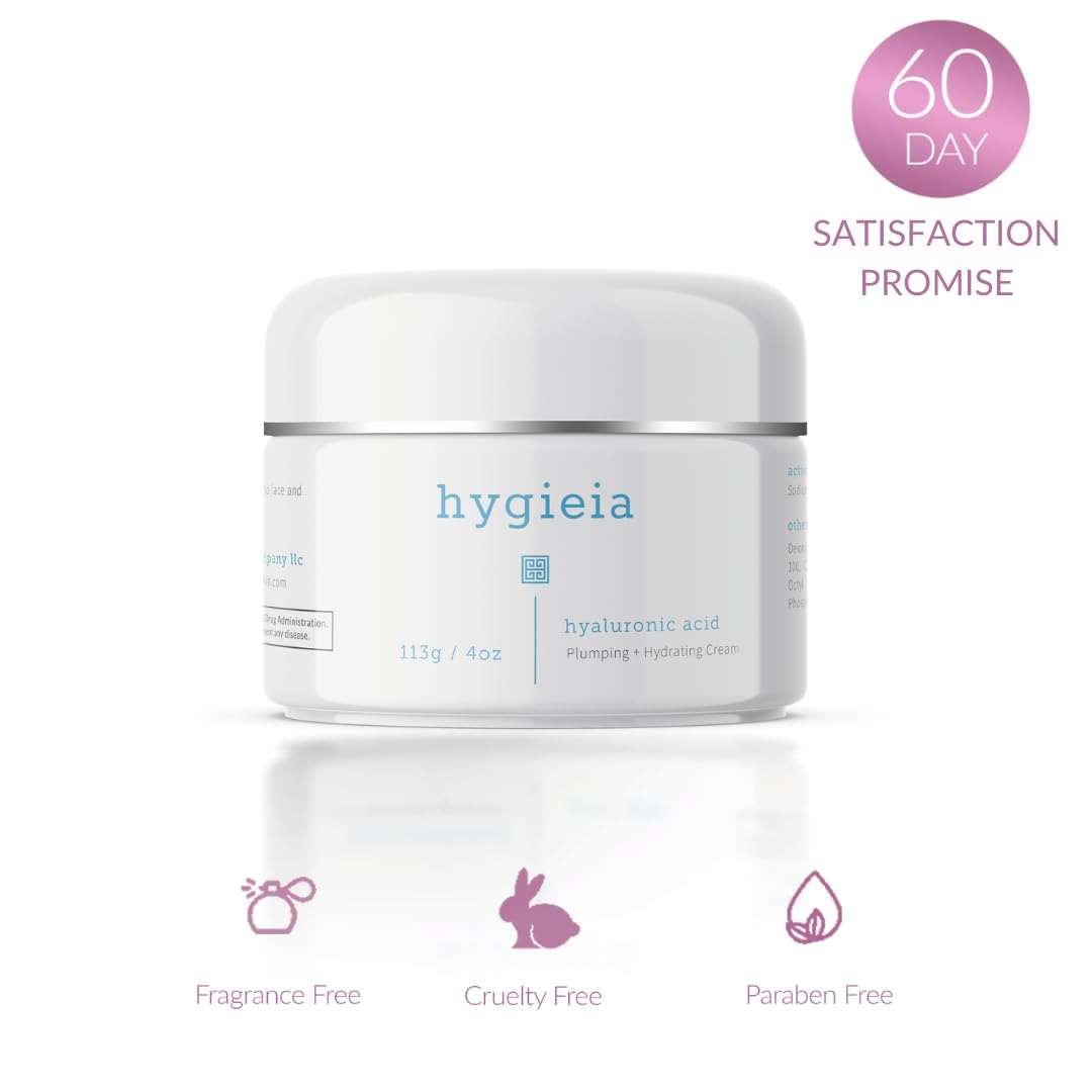 Hygieia + Encapsulated Hyaluronic Acid Face Moisturizer – Liposomal Hydration, 4oz