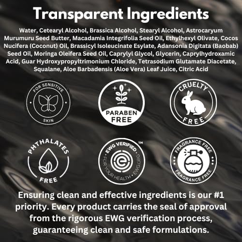HygieneLab Conditioner for Men – EWG Verified, Unscented, All Hair Types