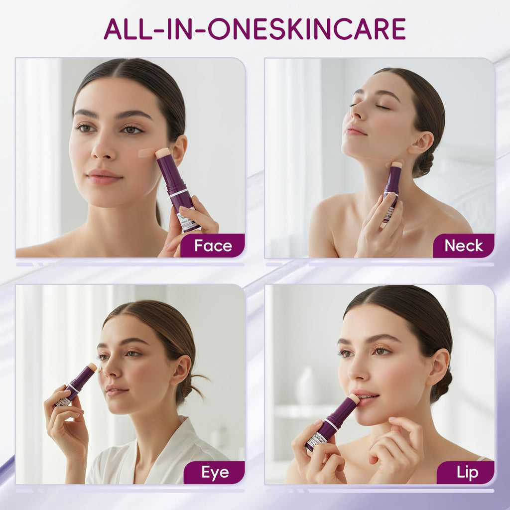 Hypoaled Cementerre Calcium Multi Balm Stick – Korean Calcium Volume Moisturizing, Anti-Aging, Rose Red (2pcs)
