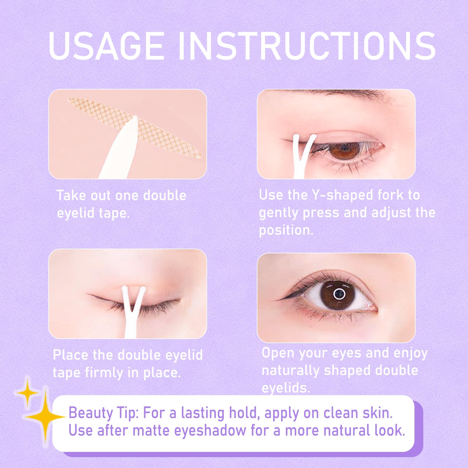 HZFYVBC Eyelid Tape for Hooded Eyes — Invisible 600Pcs, Waterproof Lifter Strips for Natural Definition & All-Day Wear