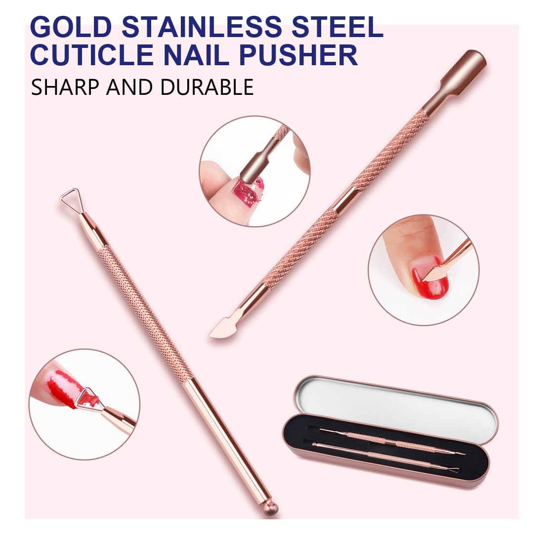 IBN G Electric Nail Soaking Bowl – 50% Faster Gel & Nail Soak Off with Gold Cuticle Pushers