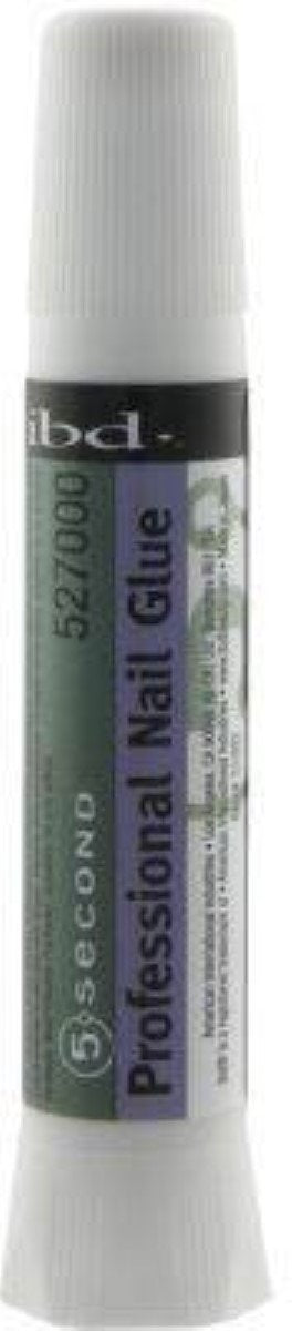 IBD 5-Second Professional Nail Glue, 0.07 oz (Pack of 4) – Fast Set, Moisture Resistant, Extender Nozzle