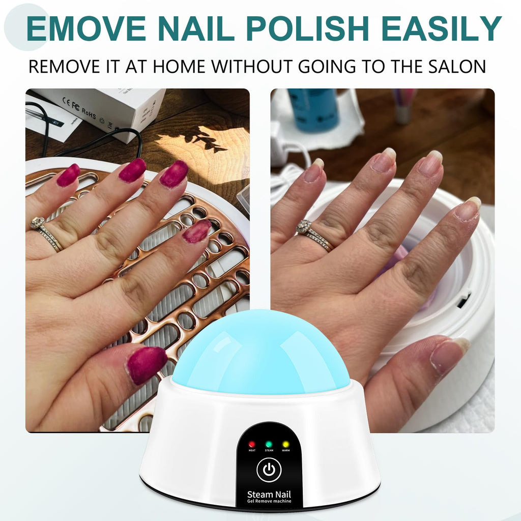 I·B·N G Nail Soaking Bowl – Electric Gel Remover, Odor Guard, Blue