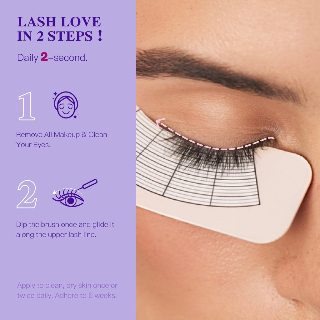 ICIKOL Eyelash Growth Serum – Peptide & Vitamin Formula, Vegan & Cruelty-Free
