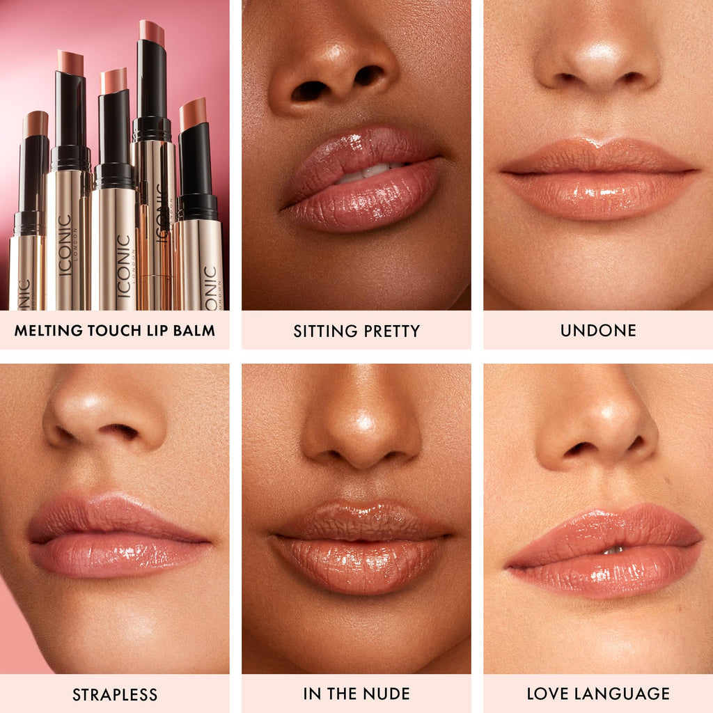 ICONIC LONDON Sealed with a Kiss Gift Set – Melting Touch Lip Balm & Fuller Pout Sculpting Liner
