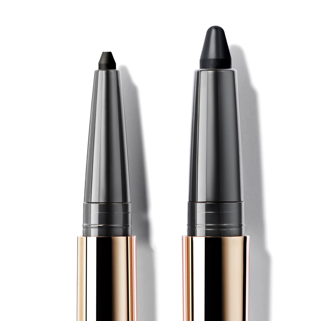 ICONIC LONDON Smokey Eye Duo Eyeliner – 2-in-1 Creamy, Water-Resistant, Cruelty-Free (Midnight Black) 0.027 oz