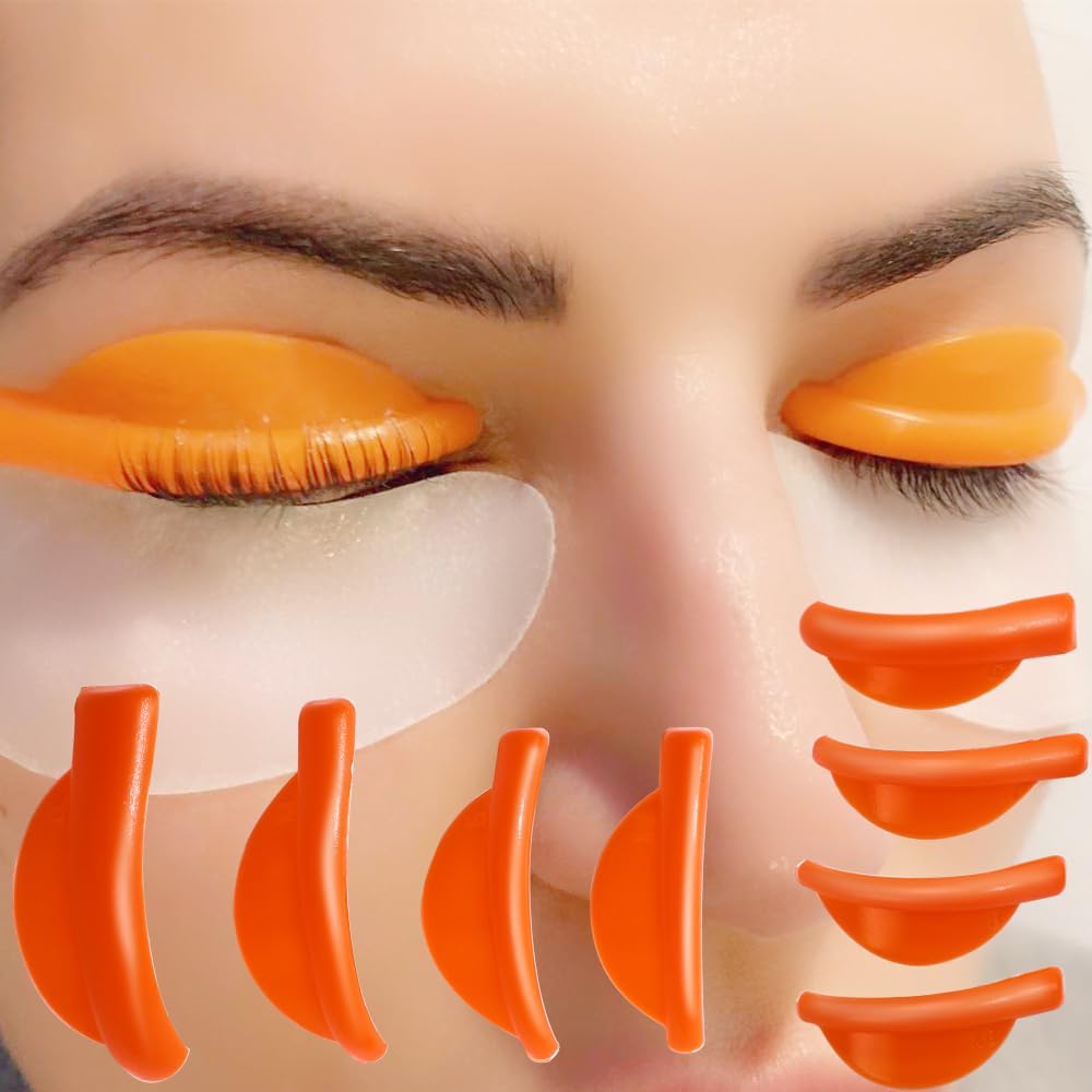 ICONSIAM Lash Lift Pads Flex Rods – Round C Curl Shields for Glueless Eyelash Lifting