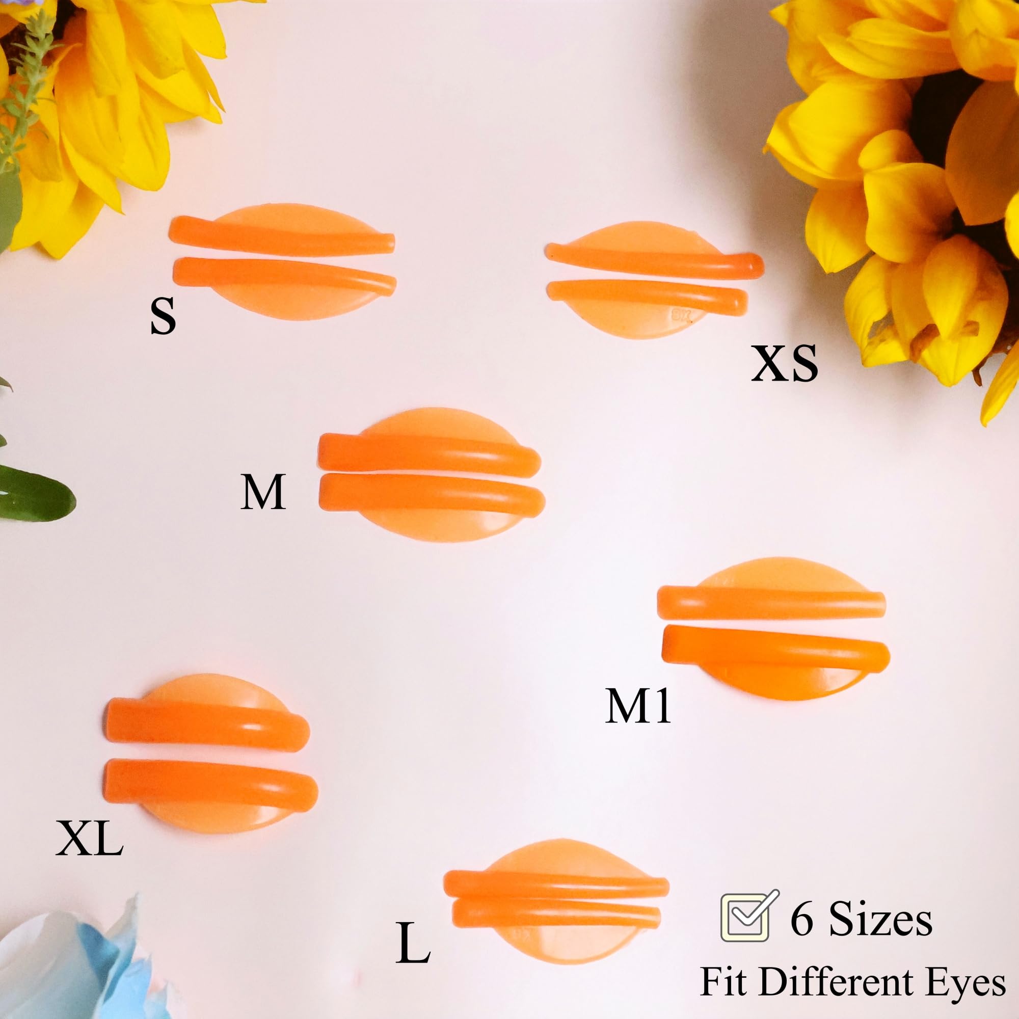 ICONSIAM Lash Lift Pads Flex Rods – Round C Curl Shields for Glueless Eyelash Lifting