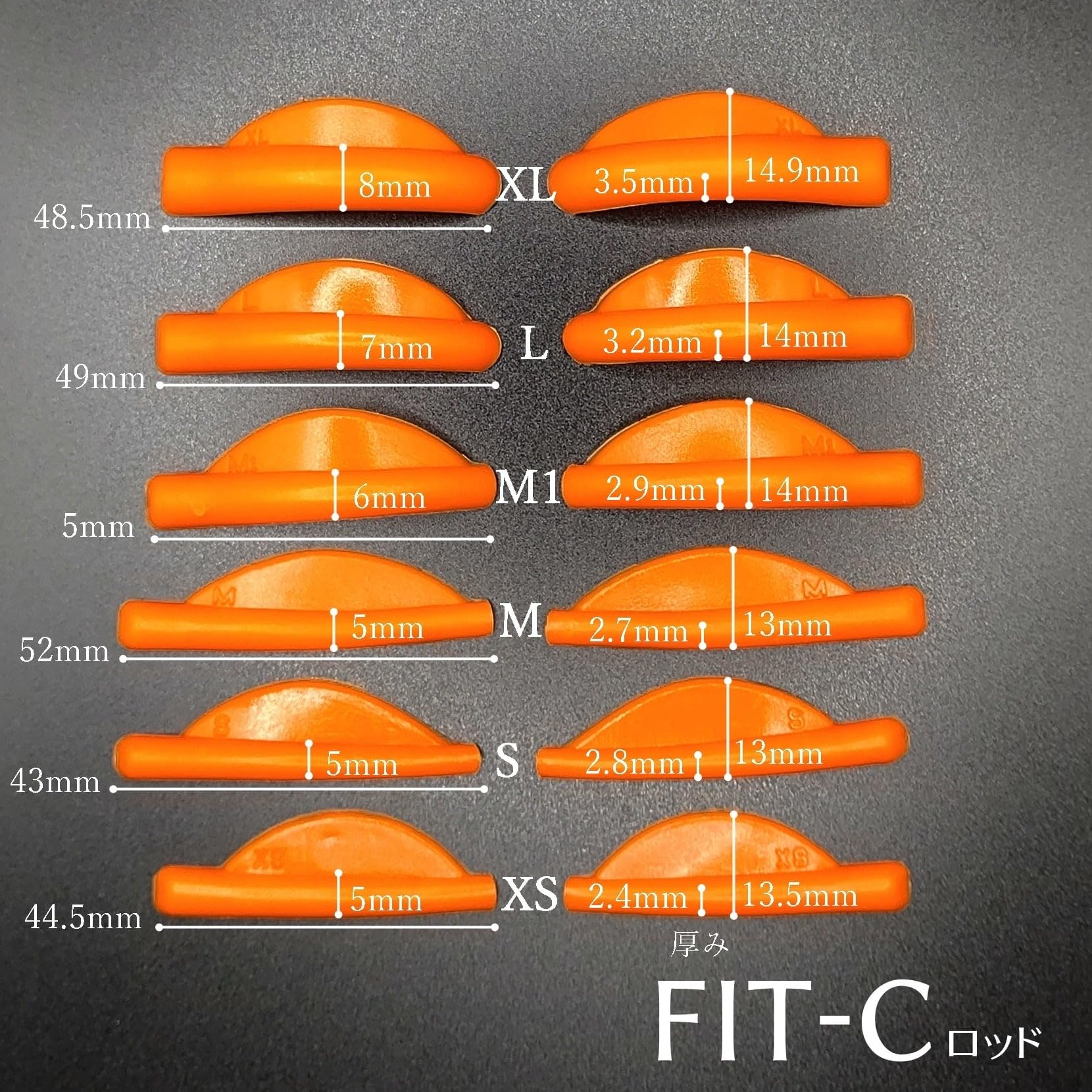 ICONSIAM Lash Lift Pads Flex Rods – Round C Curl Shields for Glueless Eyelash Lifting