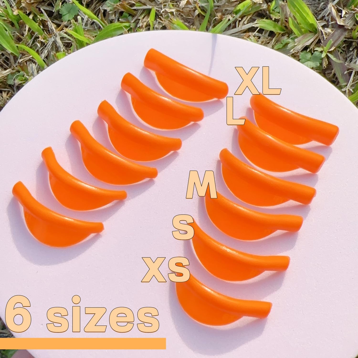 ICONSIAM Lash Lift Pads Flex Rods – Round C Curl Shields for Glueless Eyelash Lifting