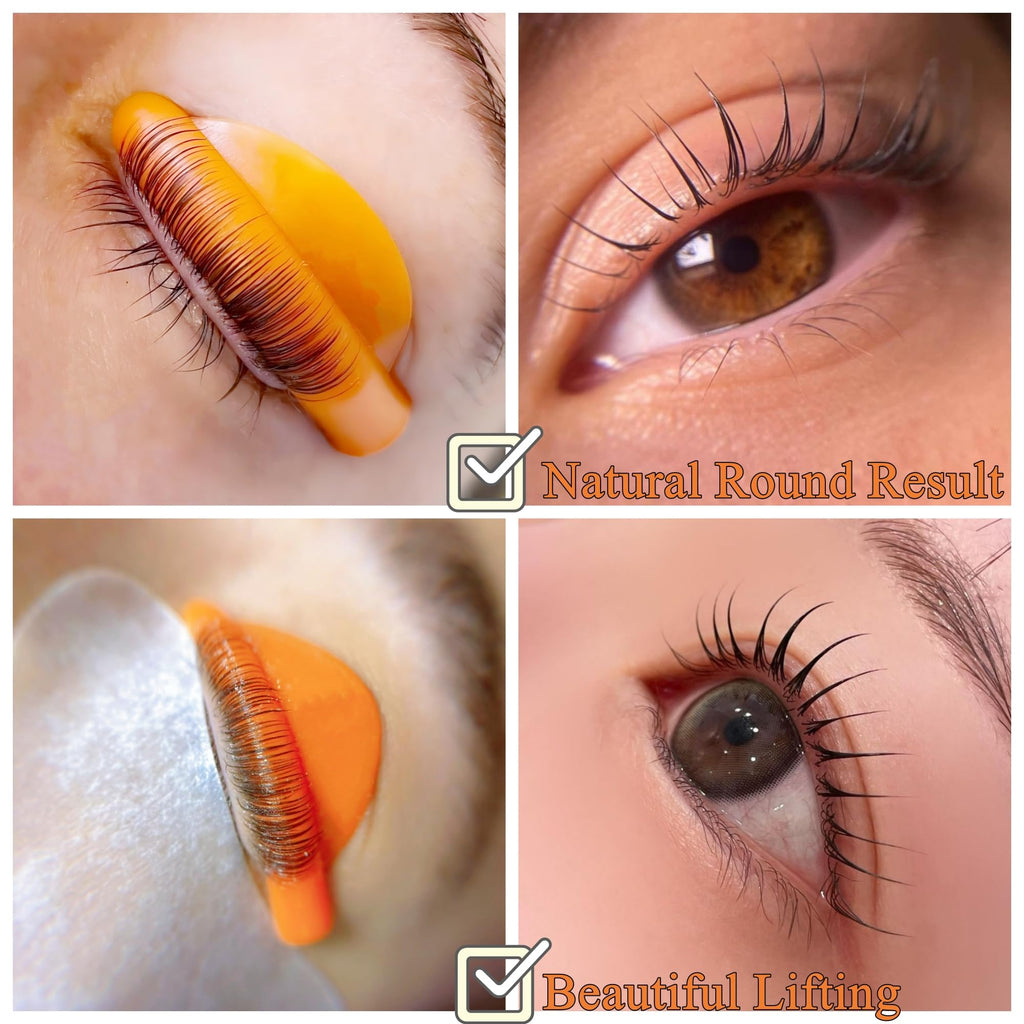 ICONSIAM Lash Lift Pads Flex Rods – Round C Curl Shields for Glueless Eyelash Lifting